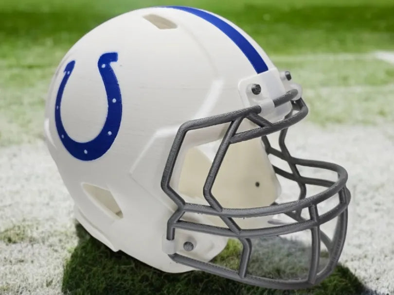 colts football helmets Colts Football Mini Helmet – OneSource 3D & Engraving