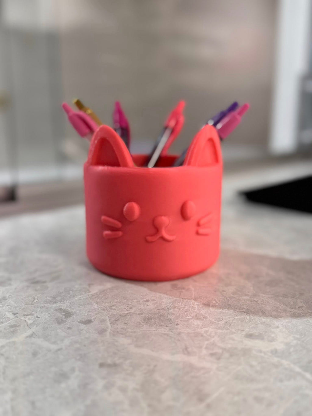 Cat Pen Cup