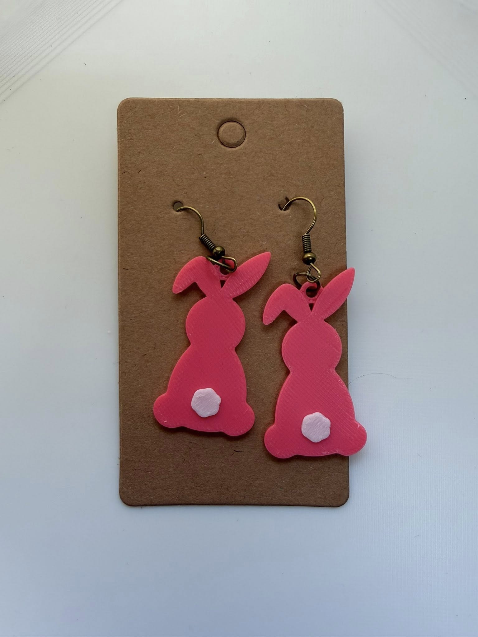 Bunny Cottontail Earring (Dangle)