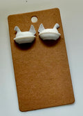 Hen on A Nest Stud Earrings