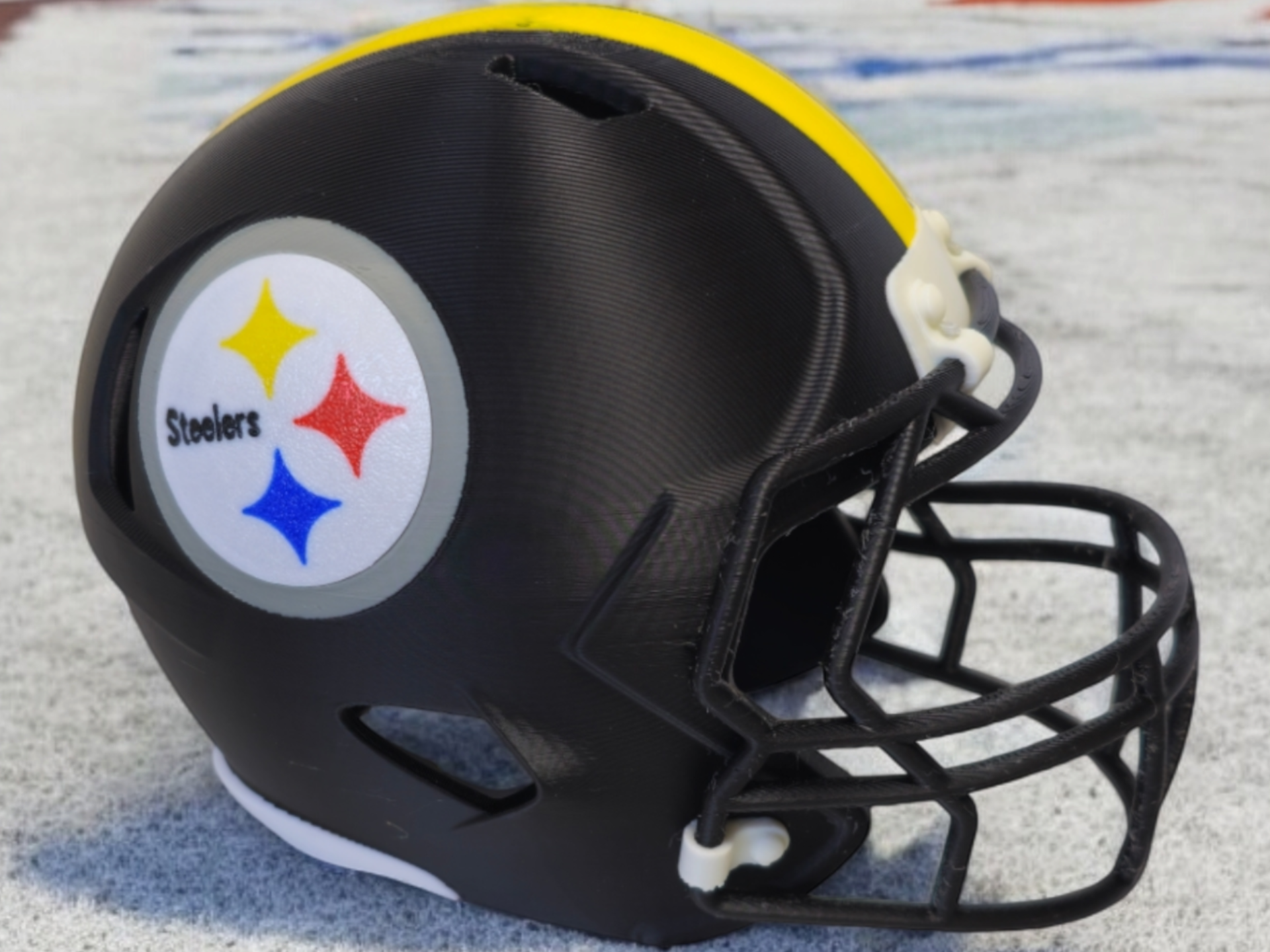 Steelers Football Mini Helmet – OneSource 3D & Engraving